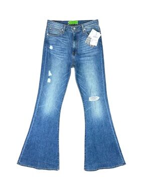 SR vs Sandrine Rose x Free People Blue Indigo Flare Jeans - Size 30